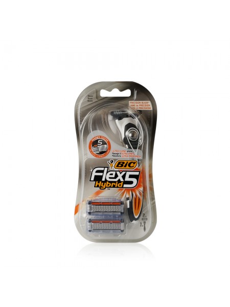 Станок Bic Flex 5 HYBRID (станок + 2 кассеты)