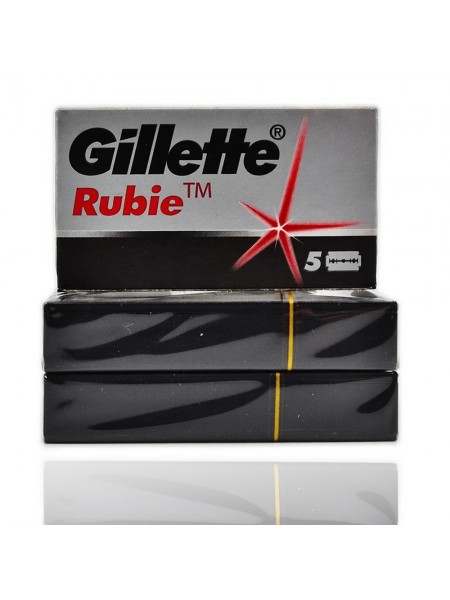 Классические Лезвия Gillette "Rubie" Platinum (1 пачка * 5 лезвий)