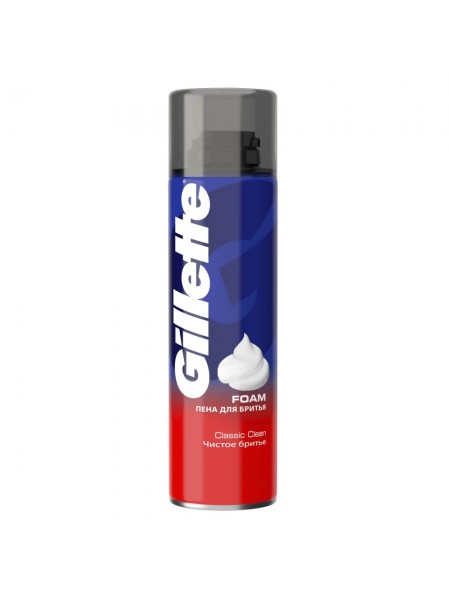 Пена-д/бр Gillette чистое бритье 200 мл