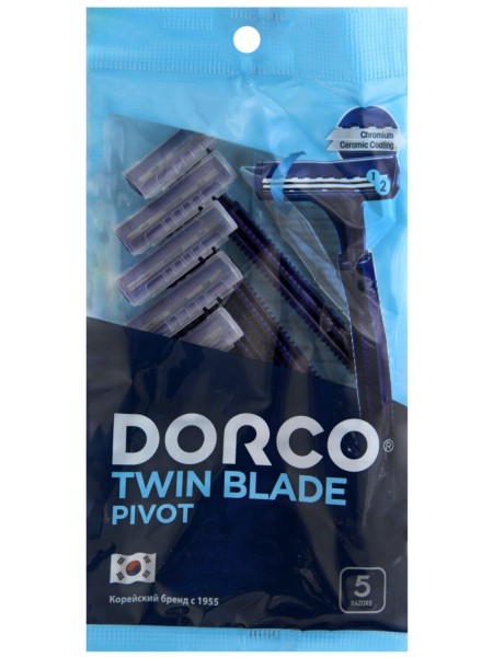 Одноразовые станки Dorco Pivot (TD702DB-5P) (5шт)
