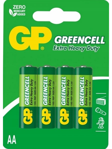 GP Greencell AA ( 4шт ) R6 BL4 15G-2CR4 *18*