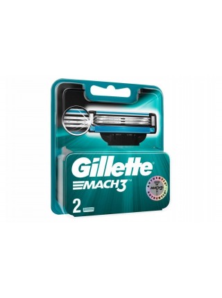 Gillette Mach3 (2шт) RusPack orig (пластик)
