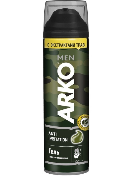 ARKO Гель д/б 200мл. anti-irritation (от раздраж.)