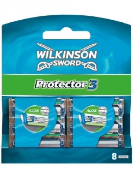 Сменные кассеты Wilkinson Protector 3 (8шт)