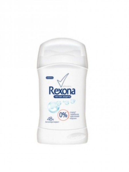 Rexona deo stick 40мл. Чистая защита (без запаха)