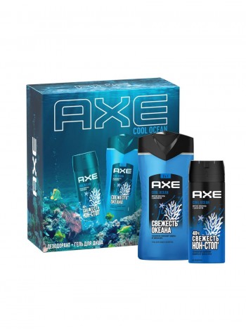Набор AXE unilever Cool Ocean ( Гель д/д + спрей)